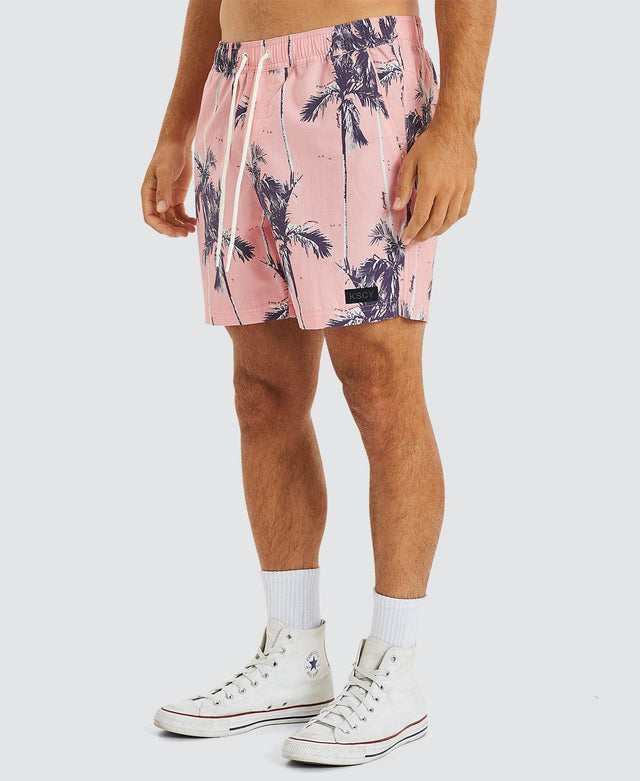 Kiss Chacey Dante Beach Short Pink/Black Print