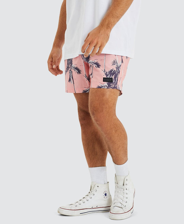 Kiss Chacey Dante Beach Short Pink/Black Print