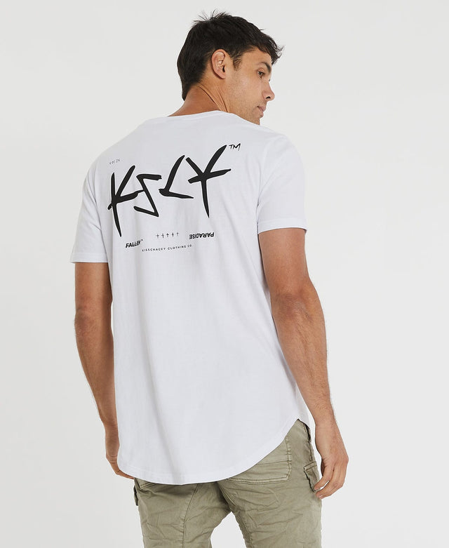 Kiss Chacey Darkness Dual Curved T-Shirt Optical White