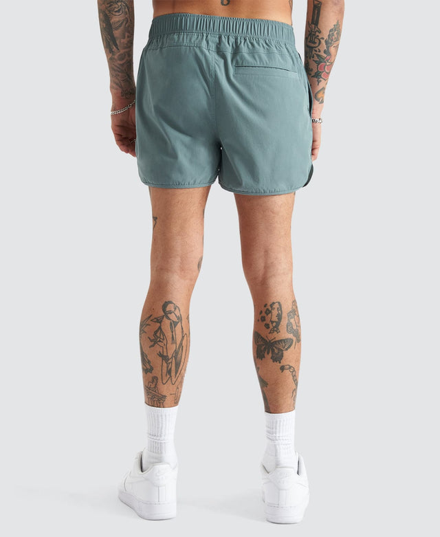 Kiss Chacey Darkside Runner Short North Atlantic Green