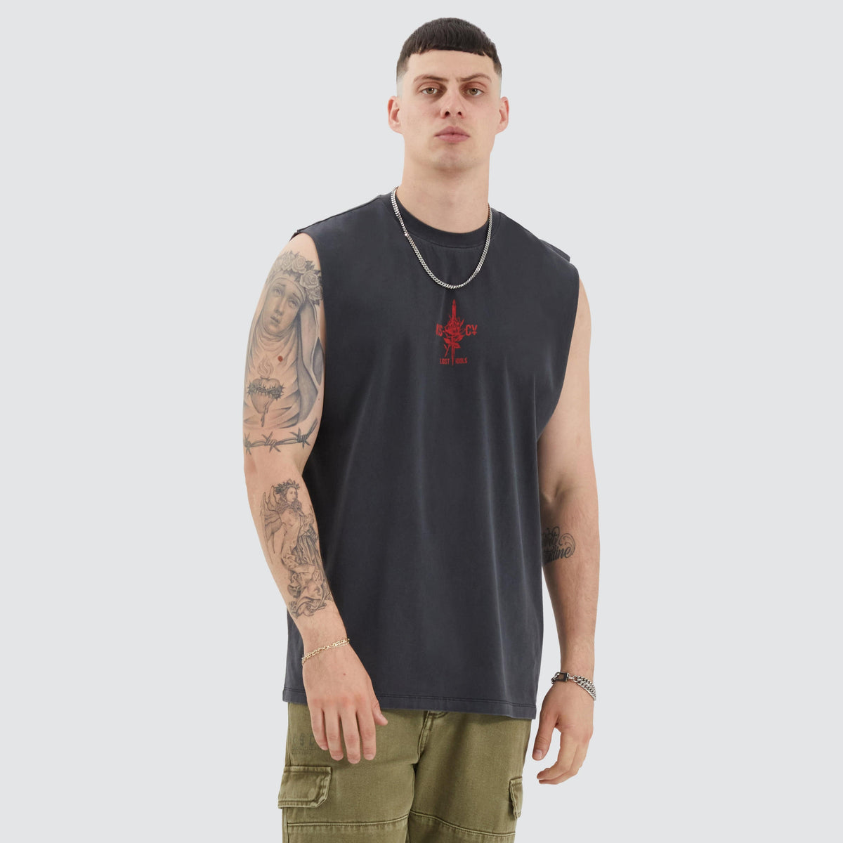 KSCY Derg Relaxed Muscle in Pigment Black | Neverland Store