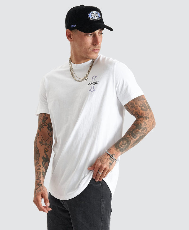 Kiss Chacey Ecuclid Dual Curved Tee - White WHITE