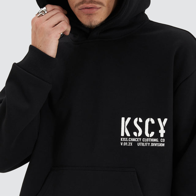 Kiss Chacey Efficacy Heavy Hoodie Jet Black