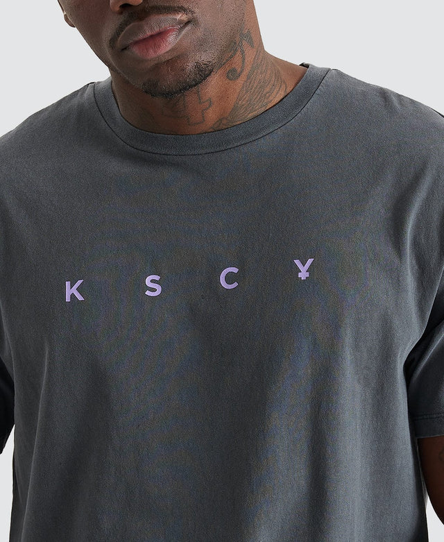 Kiss Chacey Eros Dual Curved T-ShirtPigment Asphalt Grey