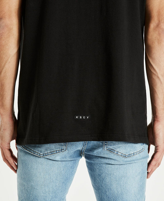 Kiss Chacey Essentials Relaxed Fit T-Shirt Jet Black