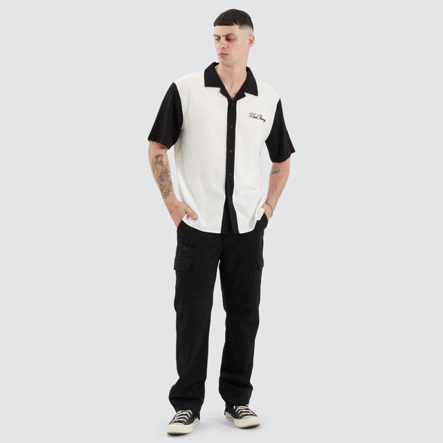 Kiss Chacey Frank Resort Shirt White/Black