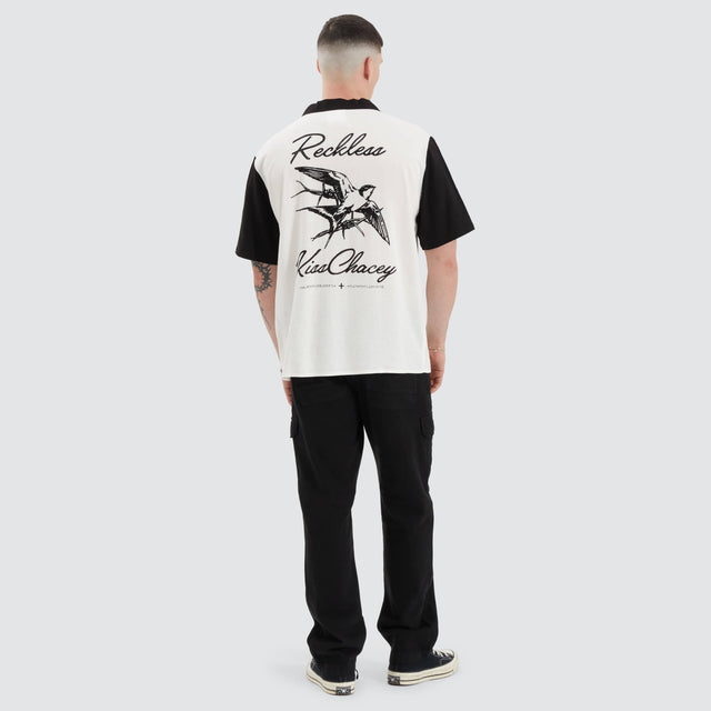 Kiss Chacey Frank Resort Shirt White/Black