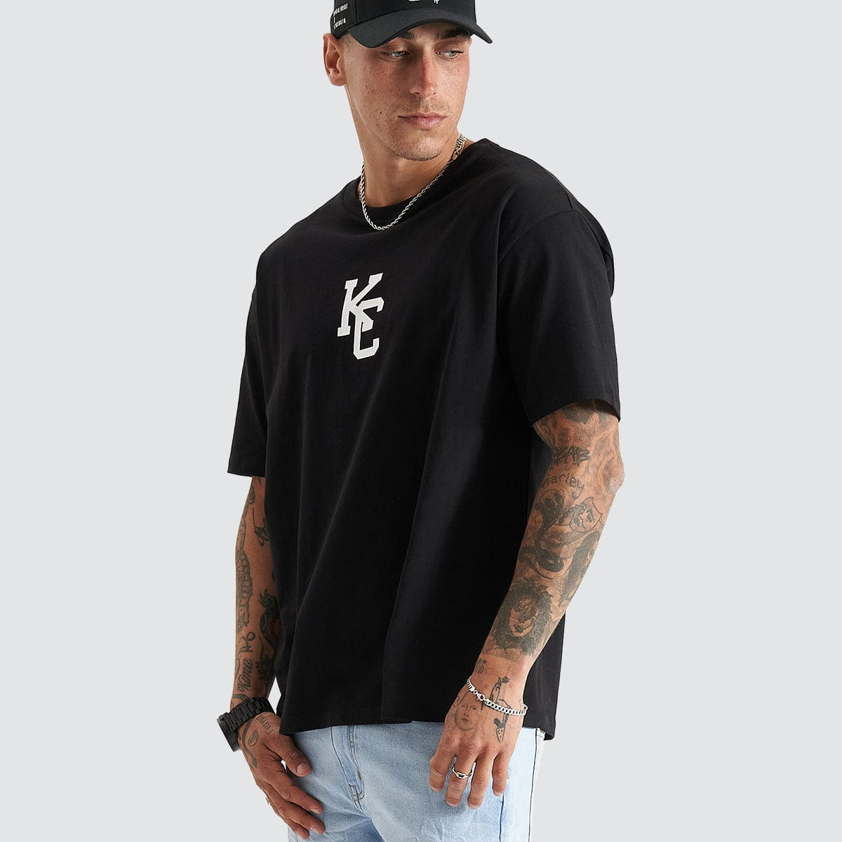 KSCY Fresno Heavy Box Fit Black Tee - Neverland | Neverland Store