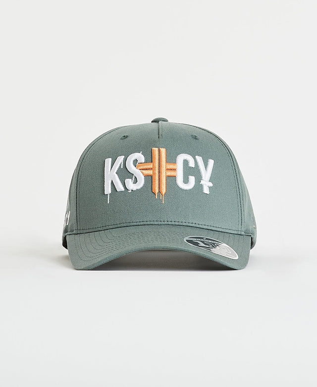 Kiss Chacey Hillcrest 110 Cap Silver Pine Green