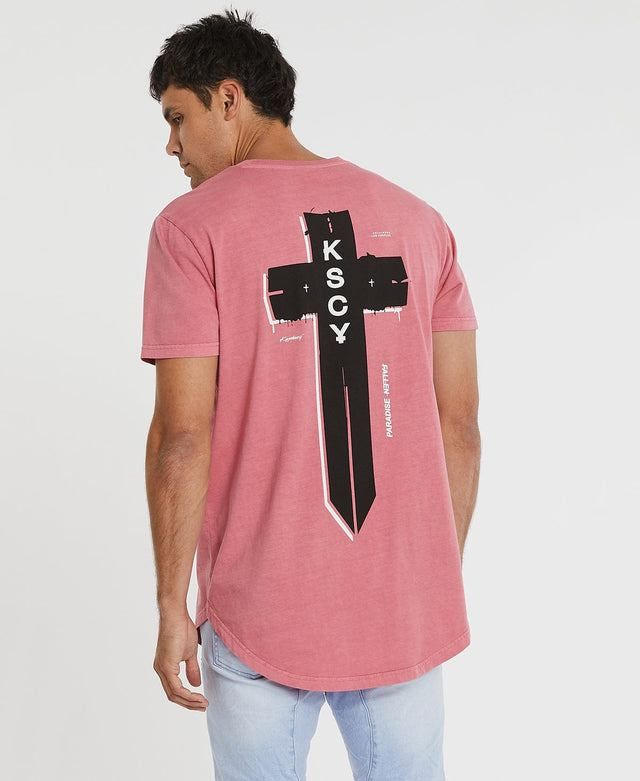 Kiss Chacey Hollywood Dual Curved T-Shirt Rapture Rose Pink