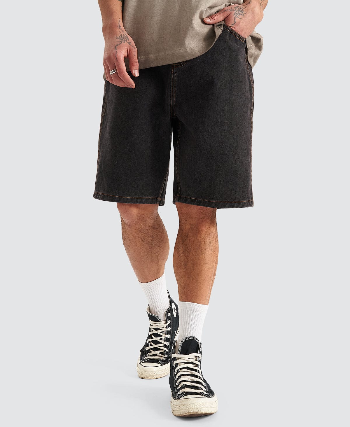 Mens hot sale shorts baggy