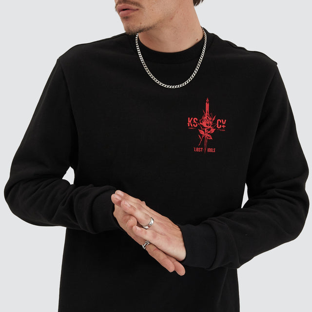 Kiss Chacey Inferno Heavy Sweater Jet Black