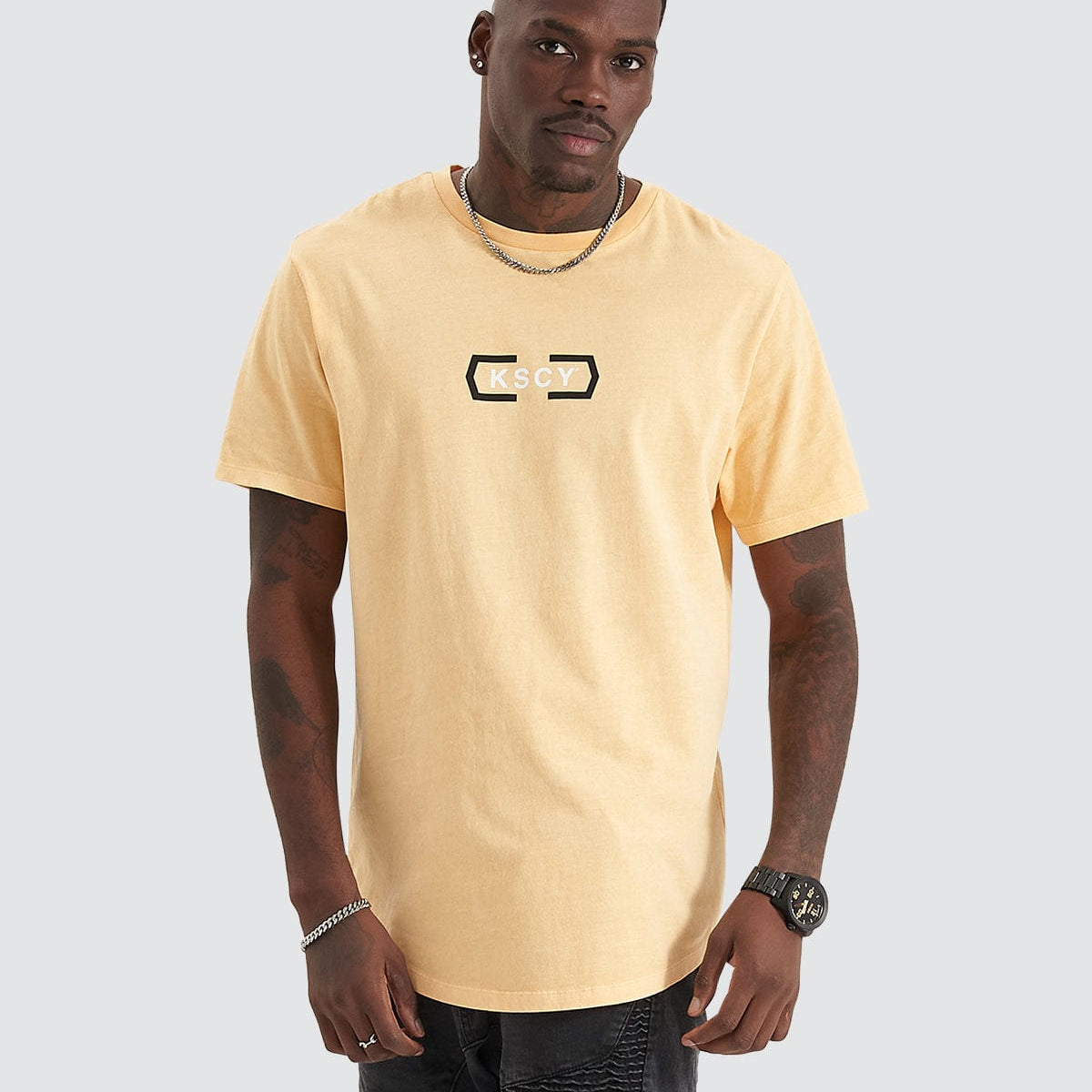 KSCY Judgement Dual Curved Tee in Sunburst - Neverland Store