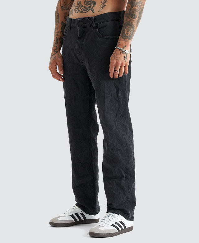 Kiss Chacey K5 Relaxed Fit Jean - Black Grey GREY