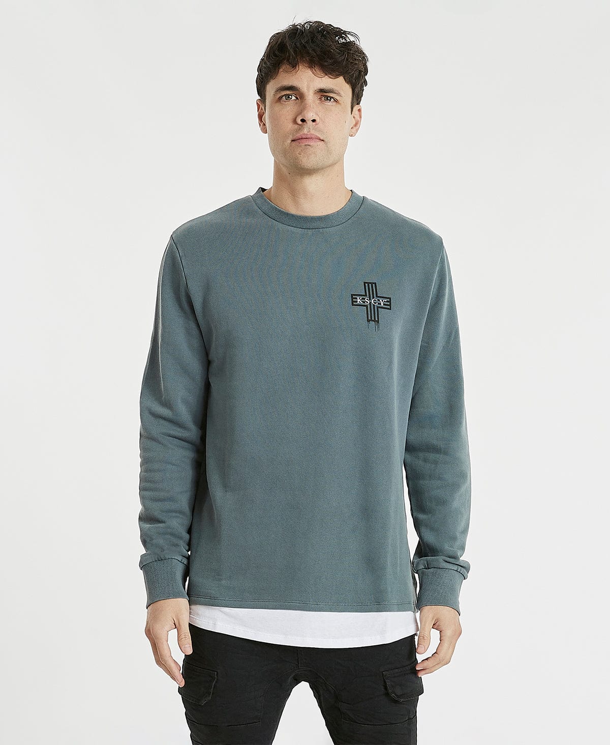 Kenwood Layered Jumper Pigment Dark Slate Grey Neverland Store