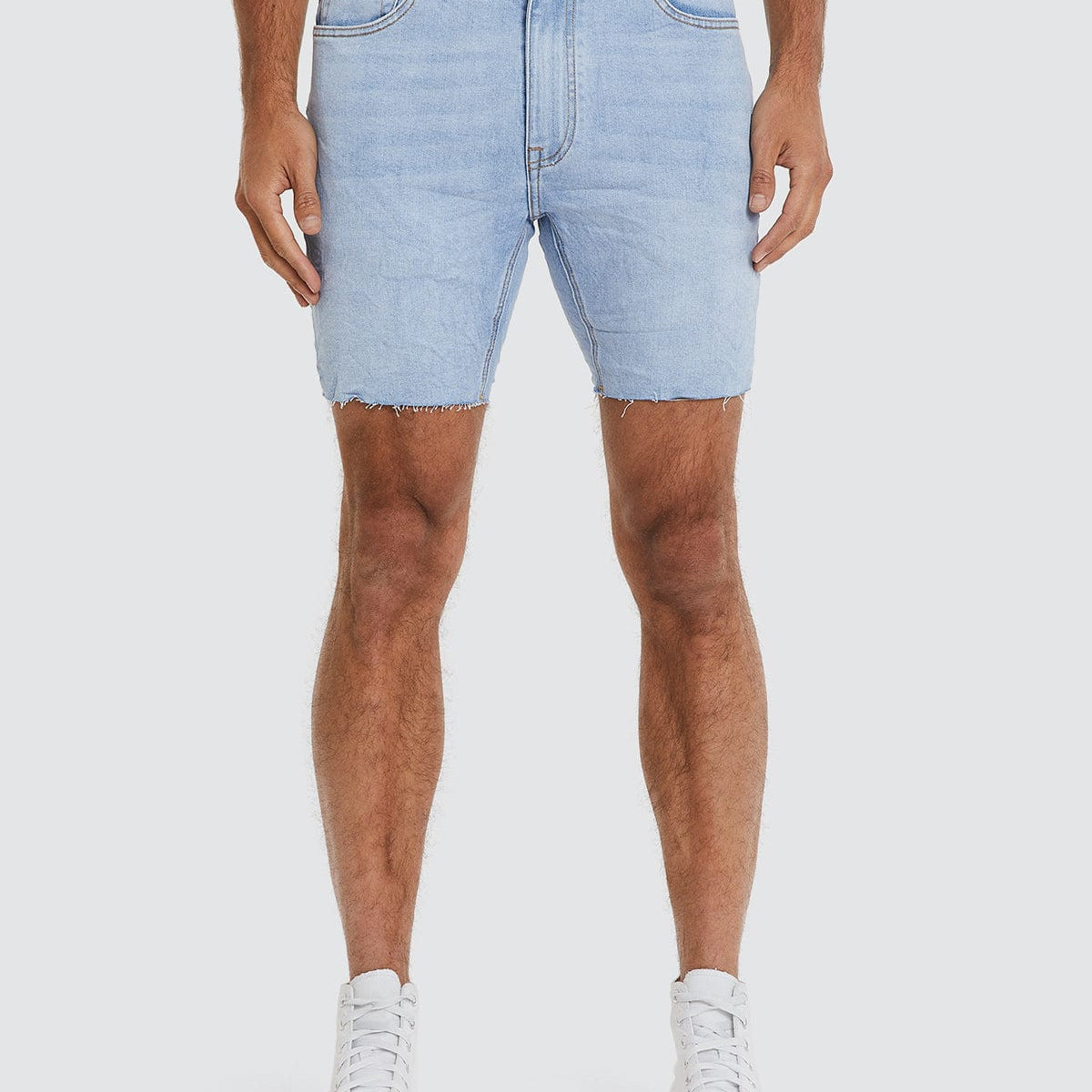 KSCY KS2 Denim Shorts Sunbleached Blue | Neverland Store