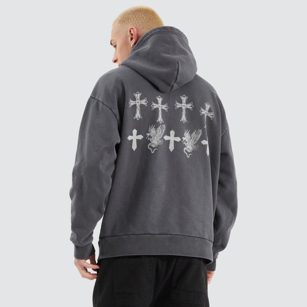 KSCY Last Frontier Relaxed Hoodie in Asphalt | Neverland