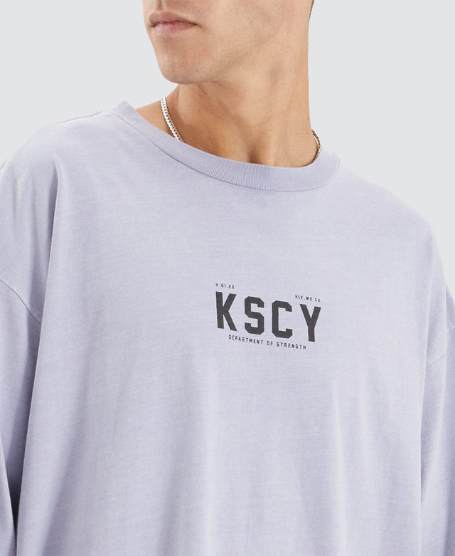 Kiss Chacey Legitimate Extra Oversized T-Shirt Pigment Cosmic Sky