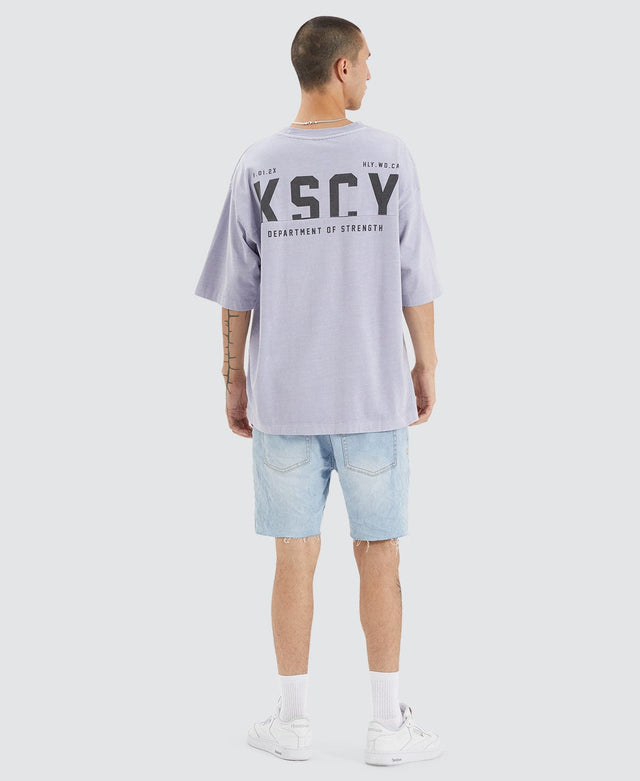 Kiss Chacey Legitimate Extra Oversized T-Shirt Pigment Cosmic Sky