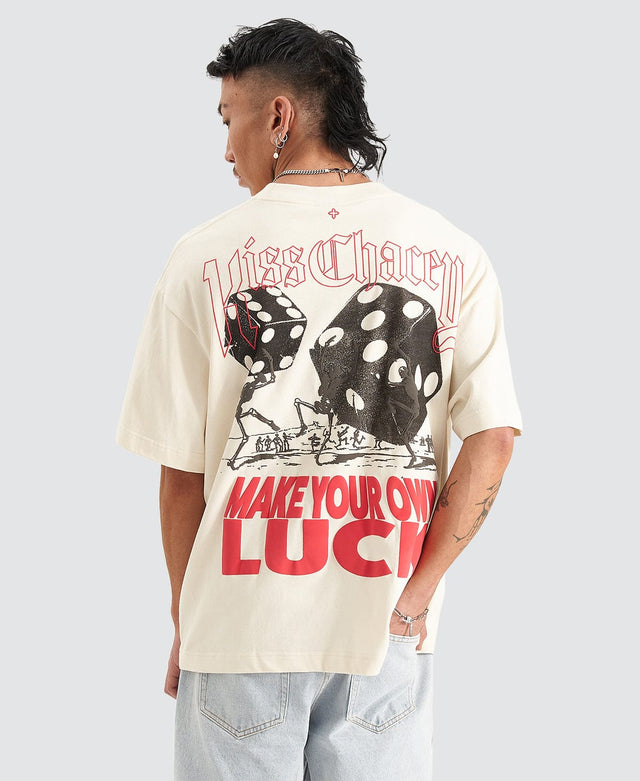 Kiss Chacey Luck Street Fit T-Shirt Tofu Cream