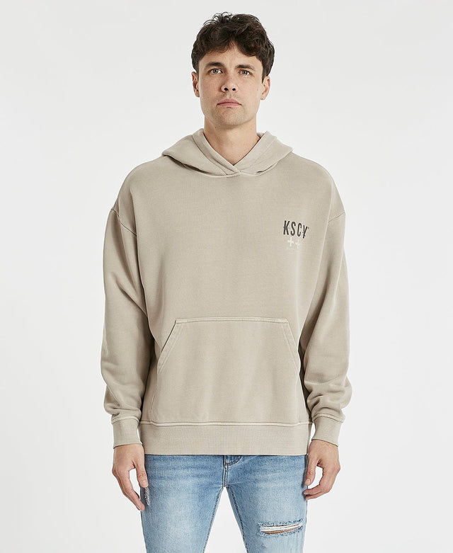 Kiss Chacey Mason Relaxed Hoodie Pigment Warm Grey