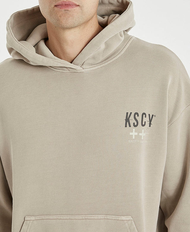 Kiss Chacey Mason Relaxed Hoodie Pigment Warm Grey