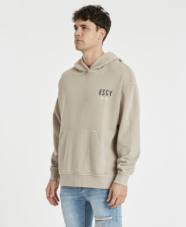 Kiss Chacey Mason Relaxed Hoodie Pigment Warm Grey