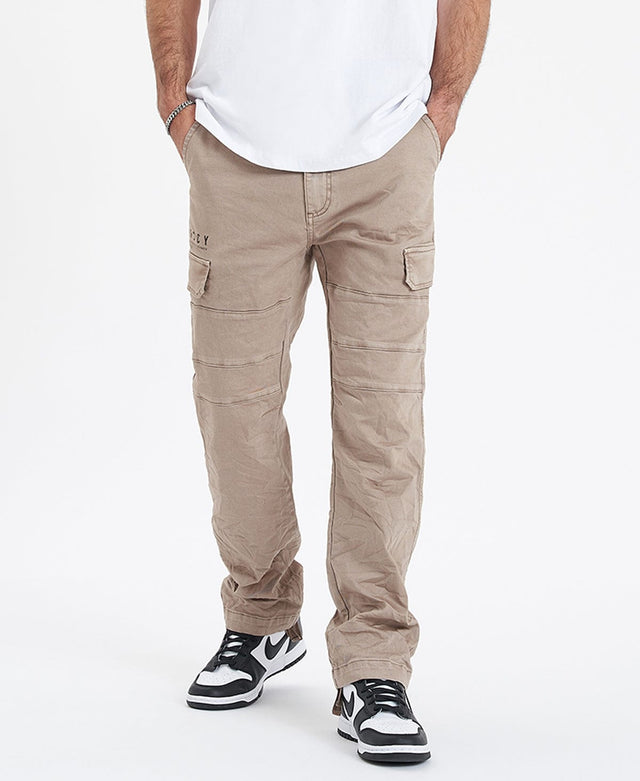 Michigan Side Pocket Cargo Pants Cement Brown – Neverland Store