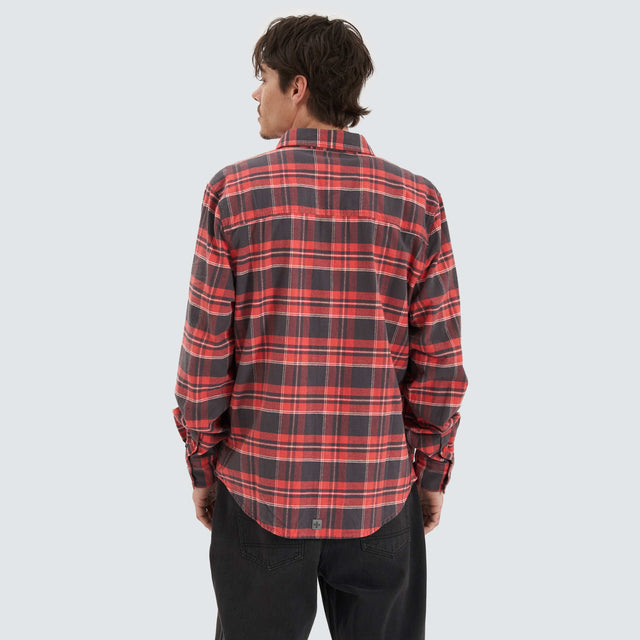 Kiss Chacey Mythos LS Shirt Red Check