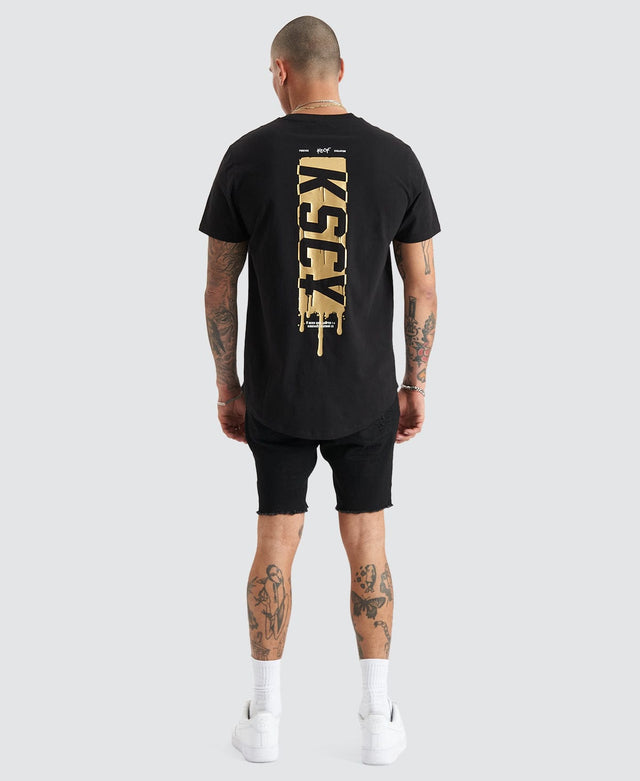 Kiss Chacey Nightbrook Dual Curved Tee - Jet Black BLACK