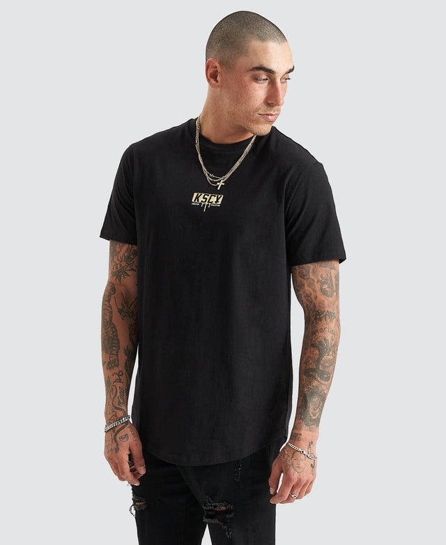 Kiss Chacey Nightbrook Dual Curved Tee - Jet Black BLACK