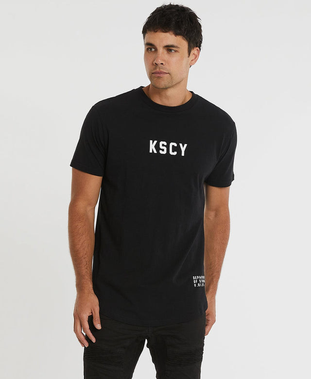 Kiss Chacey Overdose Dual Curved T-Shirt Jet Black