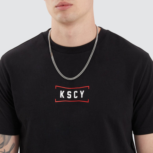 Kiss Chacey Peipus Dual Curved Tee Jet Black