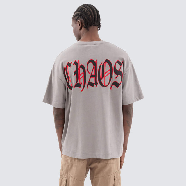 Kiss Chacey Pitch Street Tee Frost Grey