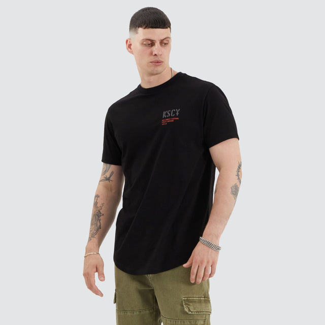 Kiss Chacey Pleso Dual Curved Tee Anthracite Black