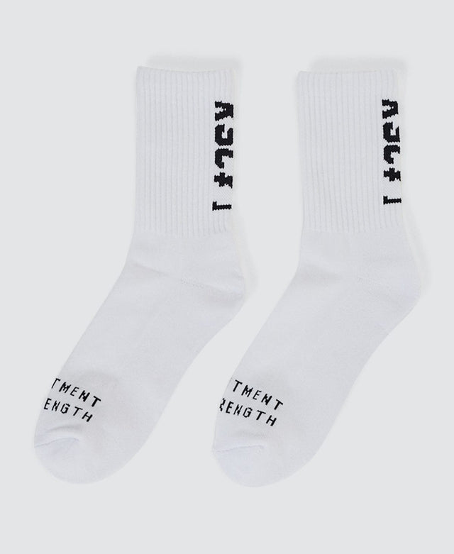 Kiss Chacey Raid 2-Pack Crew Socks White