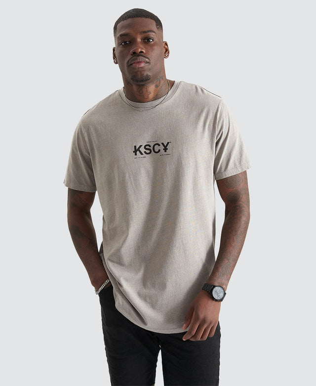 Kiss Chacey Raid Dual Curved T-Shirt Grey