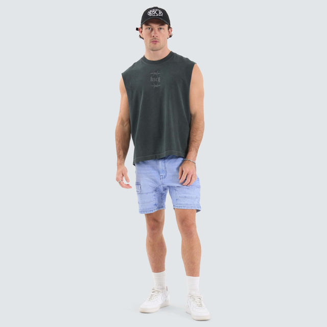 Kiss Chacey Salem Cargo Short Crystal Blue