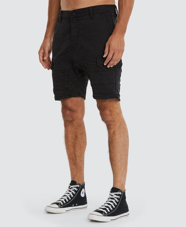 Kiss Chacey Salem Cargo Short Obsidian Black