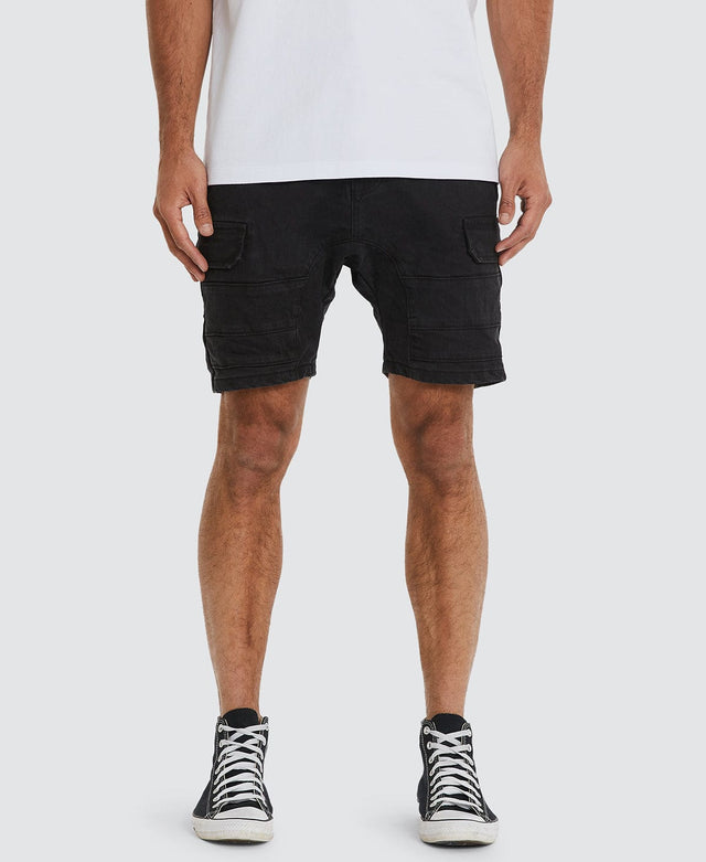 Kiss Chacey Salem Cargo Short Obsidian Black