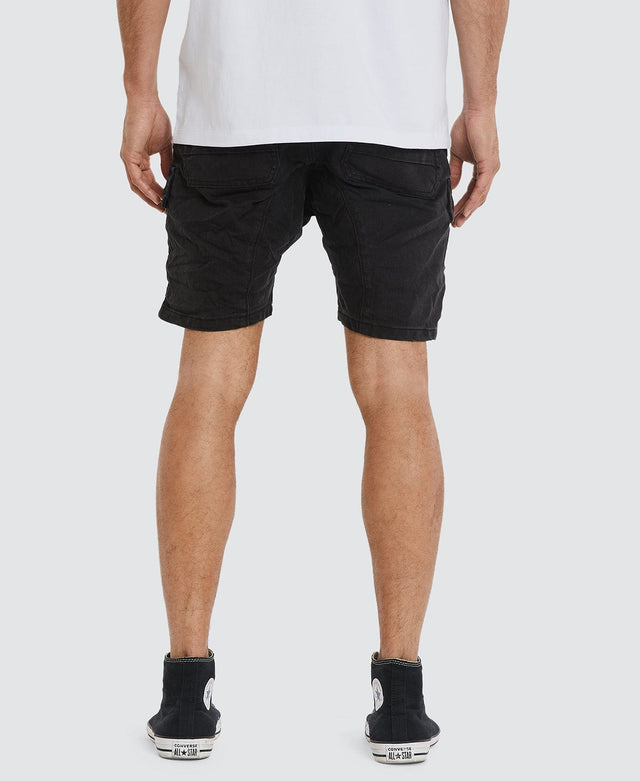 Kiss Chacey Salem Cargo Short Obsidian Black