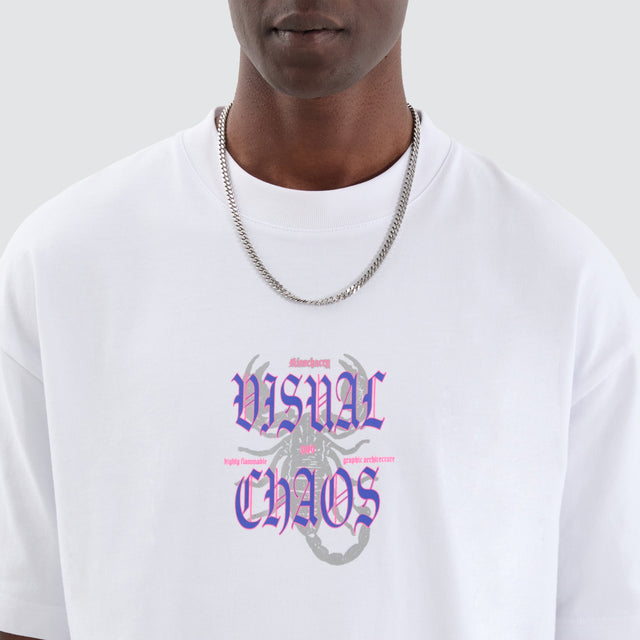 Kiss Chacey Scorpio Street Tee Optical White