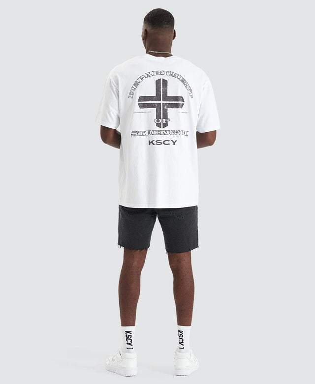 Kiss Chacey Second Heaven Box Fit T-Shirt Optical White