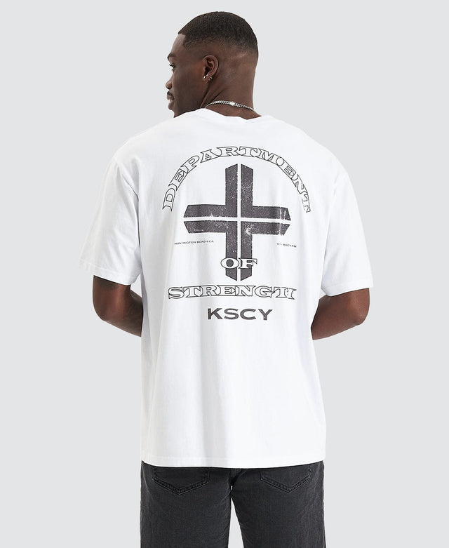 Kiss Chacey Second Heaven Box Fit T-Shirt Optical White