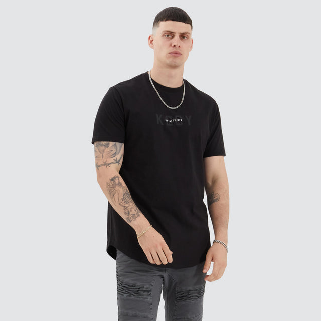 Kiss Chacey Shafer Dual Curved Tee Jet Black