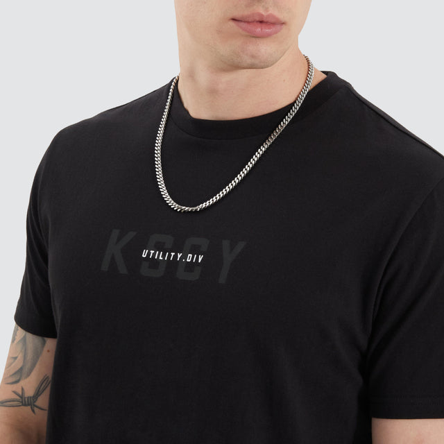 Kiss Chacey Shafer Dual Curved Tee Jet Black