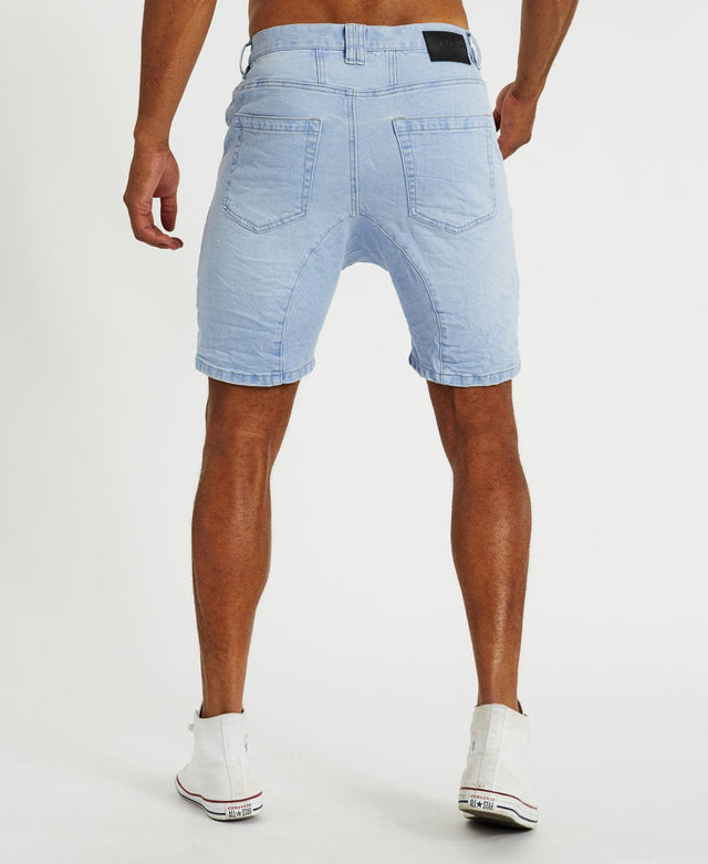 Kiss Chacey Spectra Denim Shorts Ice Blue
