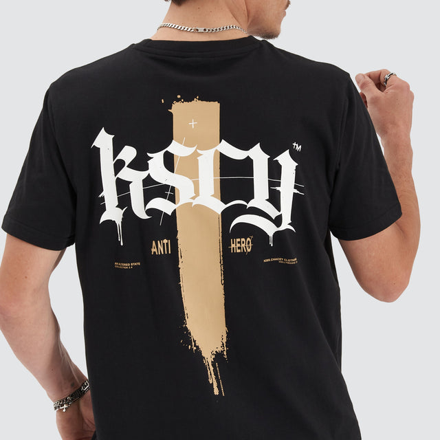 Kiss Chacey Strayverse Tee Jet Black