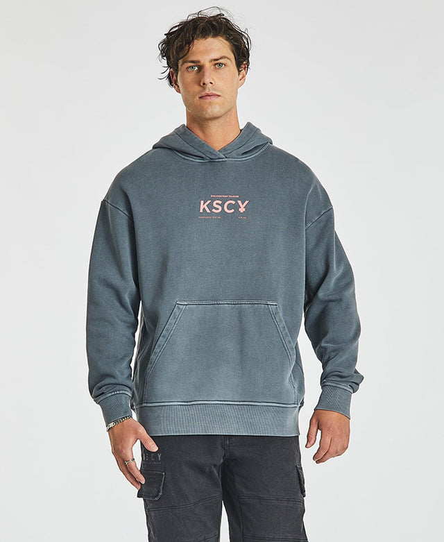Kiss Chacey Surfrider Relaxed Hooded Sweater - Pigment Carbon BLACK
