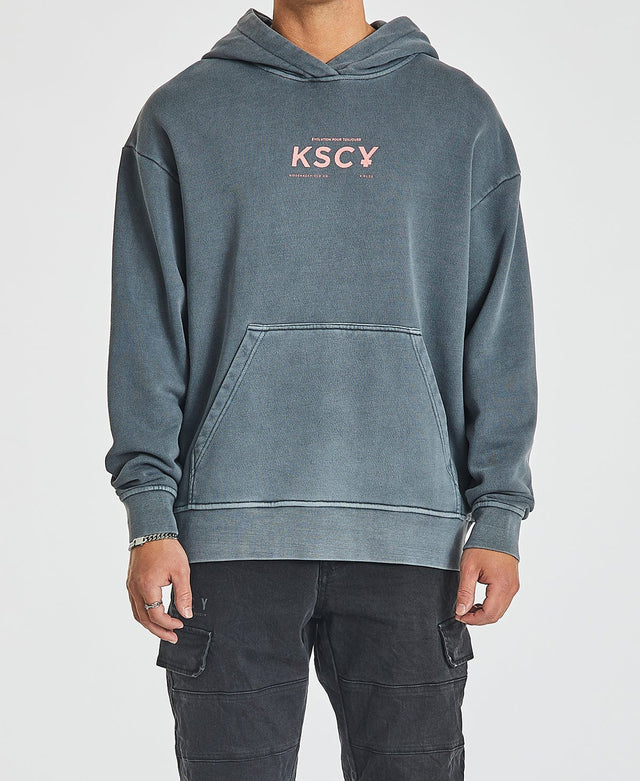 Kiss Chacey Surfrider Relaxed Hooded Sweater - Pigment Carbon BLACK